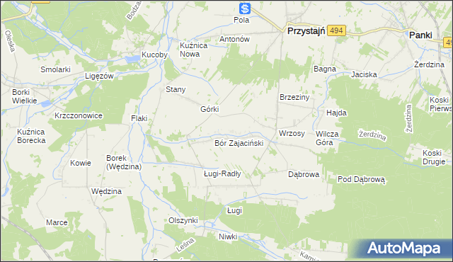 mapa Siekierowizna, Siekierowizna na mapie Targeo