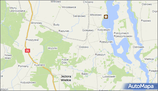 mapa Dobsko, Dobsko na mapie Targeo