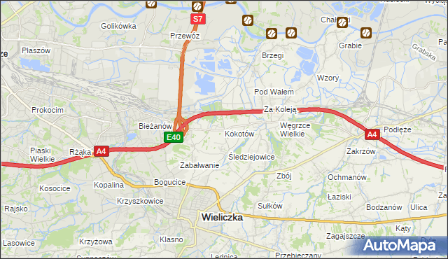 mapa Kokotów, Kokotów na mapie Targeo