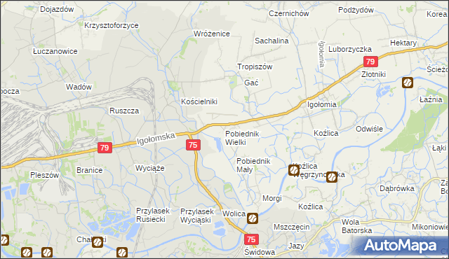 mapa Pobiednik Wielki, Pobiednik Wielki na mapie Targeo