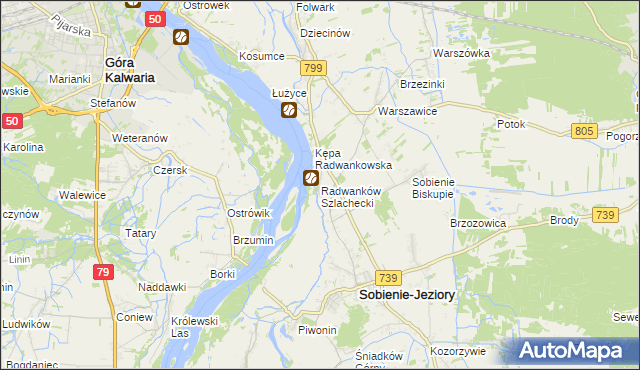 mapa Radwanków Szlachecki, Radwanków Szlachecki na mapie Targeo