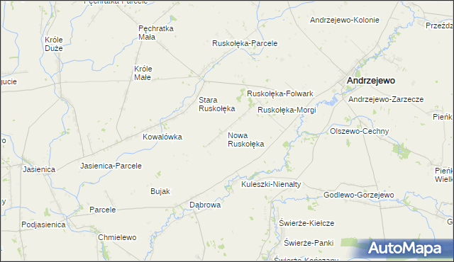 mapa Nowa Ruskołęka, Nowa Ruskołęka na mapie Targeo