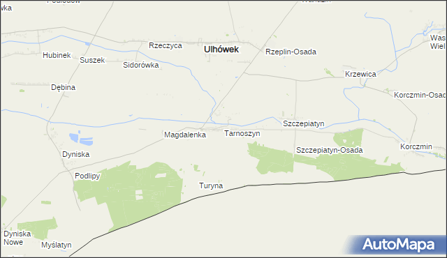 mapa Tarnoszyn, Tarnoszyn na mapie Targeo