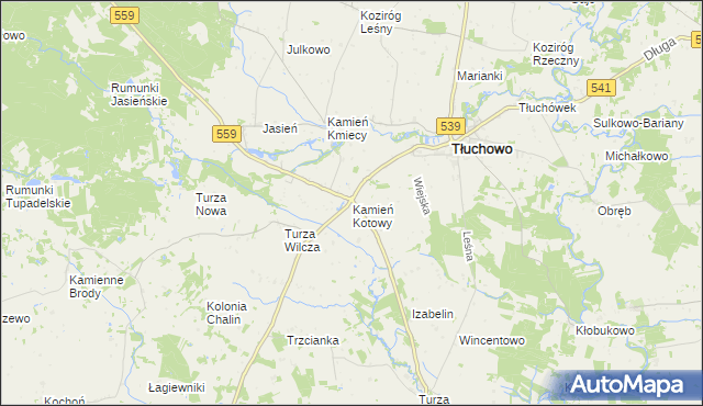 mapa Kamień Kotowy, Kamień Kotowy na mapie Targeo