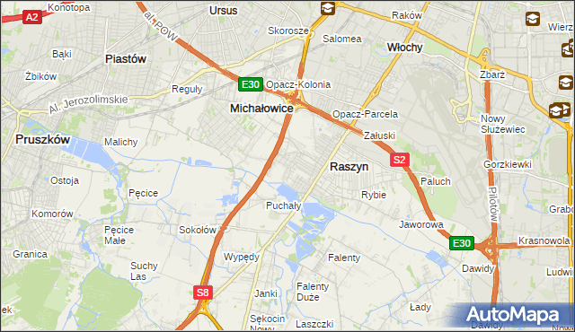 mapa Nowe Grocholice, Nowe Grocholice na mapie Targeo