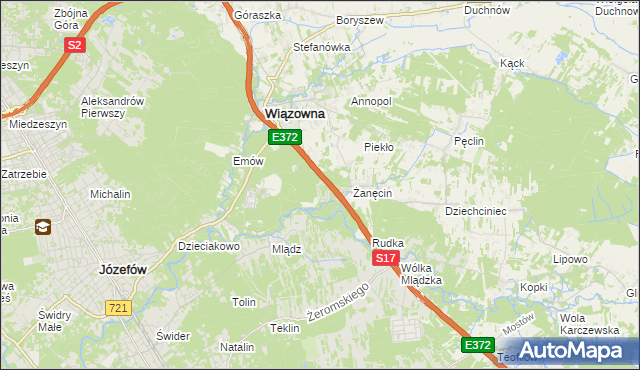 mapa Radiówek, Radiówek na mapie Targeo