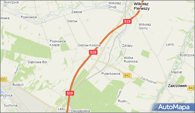 mapa Rudnik-Kolonia, Rudnik-Kolonia na mapie Targeo