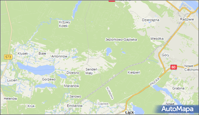 mapa Sendeń Duży, Sendeń Duży na mapie Targeo