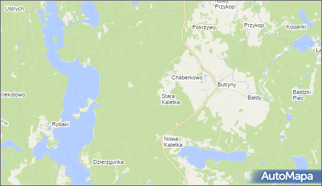 mapa Stara Kaletka, Stara Kaletka na mapie Targeo