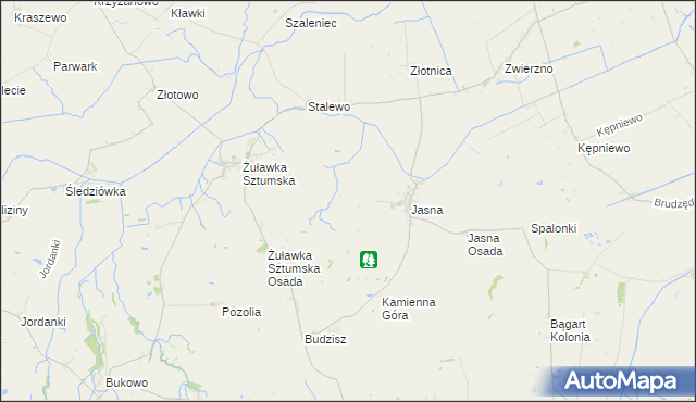 mapa Chartowo gmina Dzierzgoń, Chartowo gmina Dzierzgoń na mapie Targeo