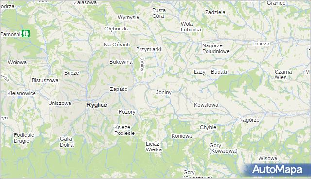 mapa Joniny, Joniny na mapie Targeo