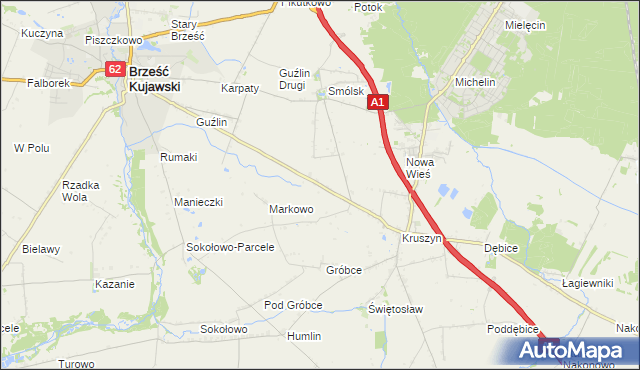 mapa Kolonia Dębice, Kolonia Dębice na mapie Targeo