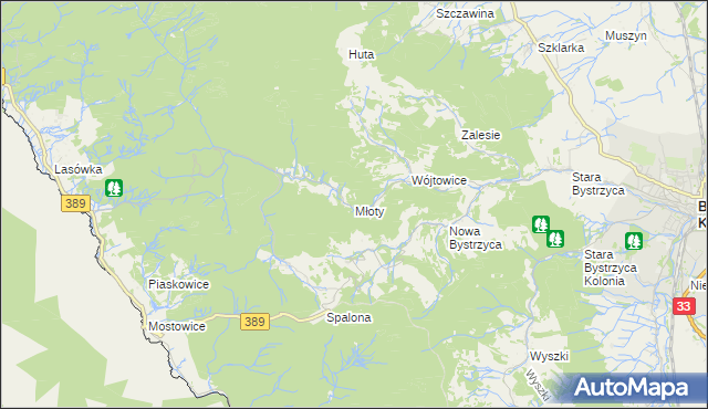 mapa Młoty, Młoty na mapie Targeo