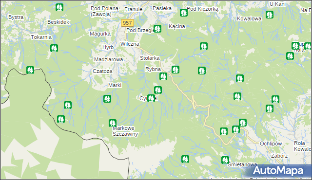 mapa Norczak, Norczak na mapie Targeo