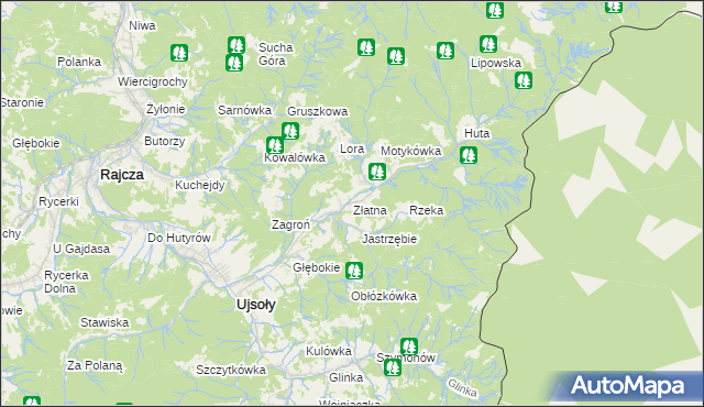 mapa Złatna, Złatna na mapie Targeo