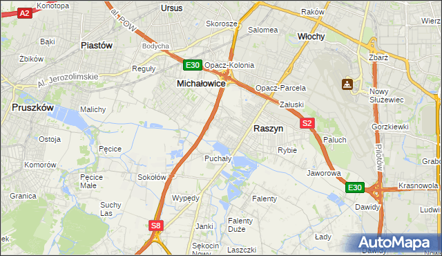 mapa Nowe Grocholice, Nowe Grocholice na mapie Targeo