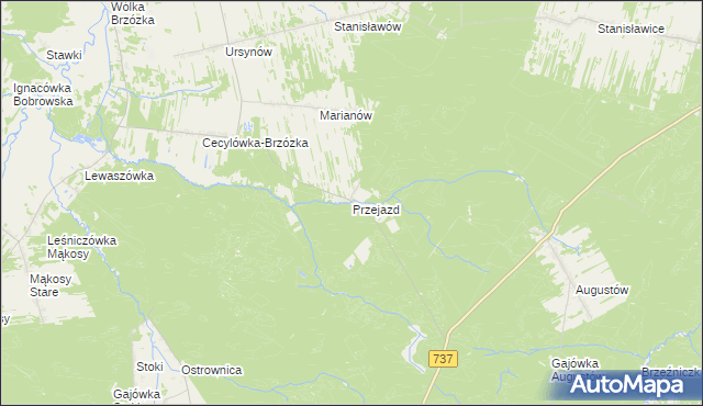 mapa Przejazd, Przejazd na mapie Targeo