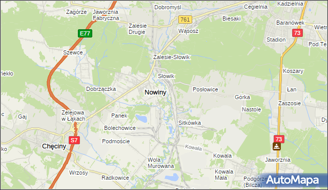 mapa Trzcianki Osada, Trzcianki Osada na mapie Targeo
