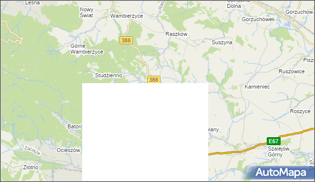 mapa Chocieszów, Chocieszów na mapie Targeo