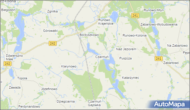 mapa Czarmuń, Czarmuń na mapie Targeo