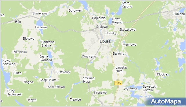 mapa Konitop, Konitop na mapie Targeo
