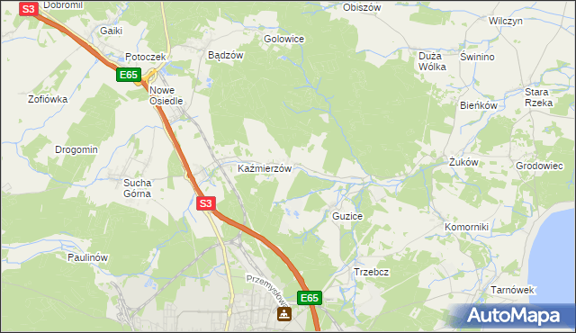 mapa Moskorzyn gmina Polkowice, Moskorzyn gmina Polkowice na mapie Targeo