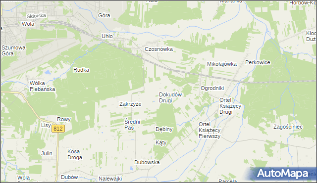 mapa Dokudów Drugi, Dokudów Drugi na mapie Targeo