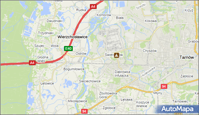 mapa Kępa Bogumiłowicka, Kępa Bogumiłowicka na mapie Targeo