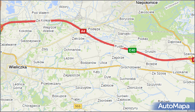 mapa Słomiróg, Słomiróg na mapie Targeo