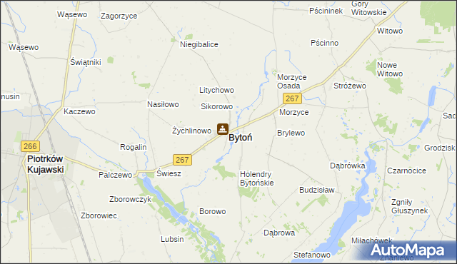 mapa Bytoń, Bytoń na mapie Targeo