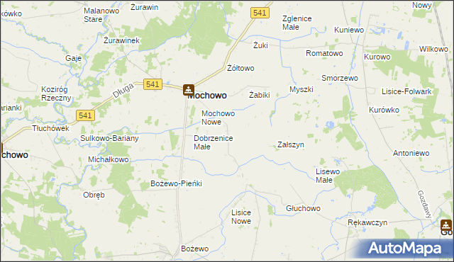 mapa Dobrzenice Duże, Dobrzenice Duże na mapie Targeo