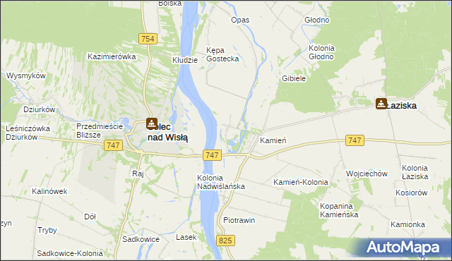 mapa Kępa Solecka, Kępa Solecka na mapie Targeo