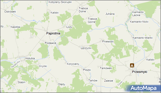 mapa Łęczycki, Łęczycki na mapie Targeo
