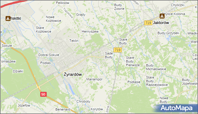 mapa Międzyborów, Międzyborów na mapie Targeo