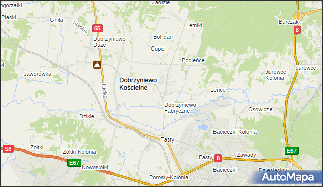 mapa Nowe Aleksandrowo, Nowe Aleksandrowo na mapie Targeo