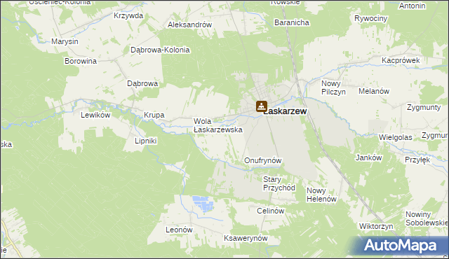 mapa Sośninka, Sośninka na mapie Targeo