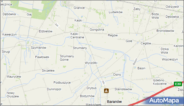 mapa Stara Pułapina, Stara Pułapina na mapie Targeo