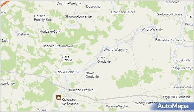 mapa Stare Grodzkie, Stare Grodzkie na mapie Targeo