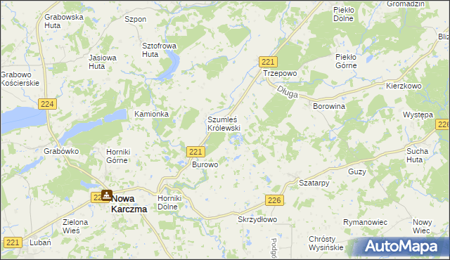 mapa Szumleś Szlachecki, Szumleś Szlachecki na mapie Targeo