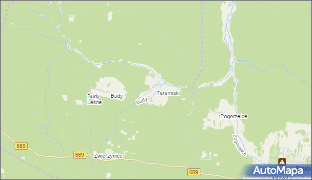 mapa Teremiski, Teremiski na mapie Targeo