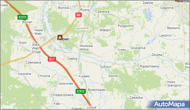 mapa Wola Sufczyńska, Wola Sufczyńska na mapie Targeo