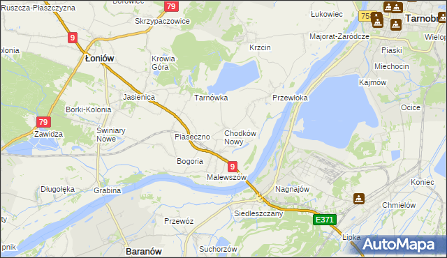 mapa Chodków Nowy, Chodków Nowy na mapie Targeo