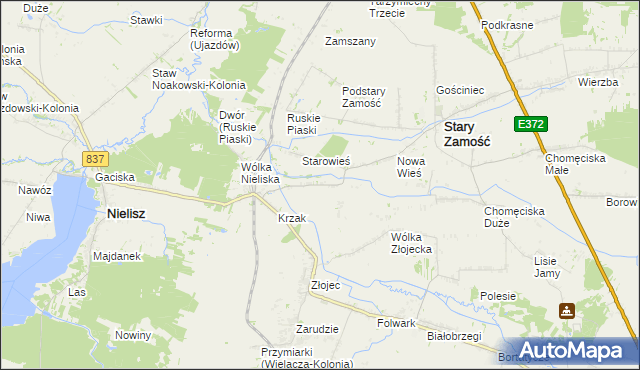 mapa Deszkowice-Kolonia, Deszkowice-Kolonia na mapie Targeo