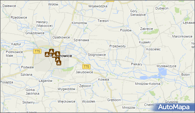 mapa Górka Stogniowska, Górka Stogniowska na mapie Targeo
