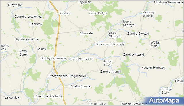 mapa Goski-Pełki, Goski-Pełki na mapie Targeo