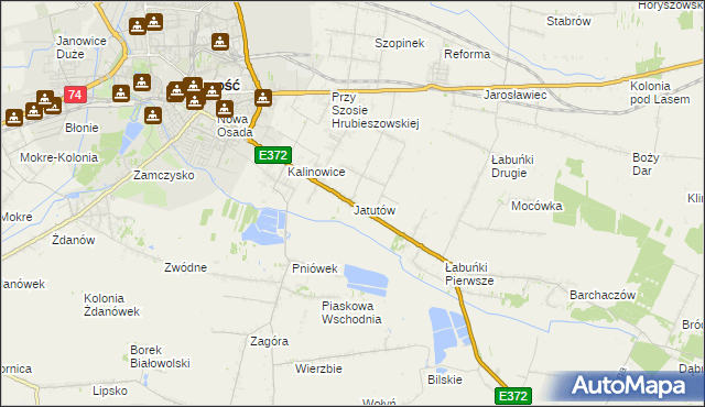 mapa Jatutów, Jatutów na mapie Targeo