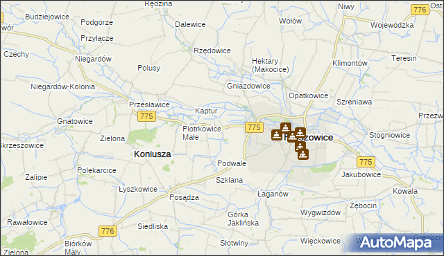 mapa Jazdowiczki, Jazdowiczki na mapie Targeo