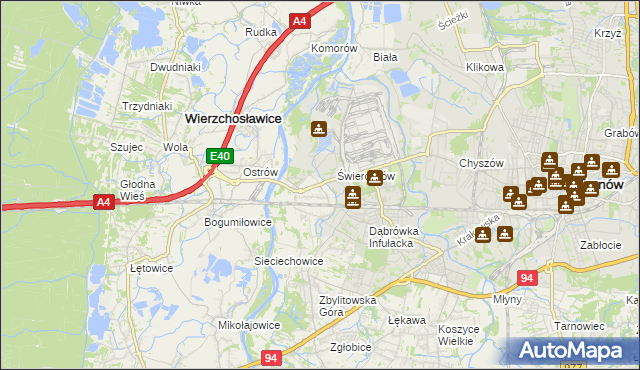 mapa Kępa Bogumiłowicka, Kępa Bogumiłowicka na mapie Targeo