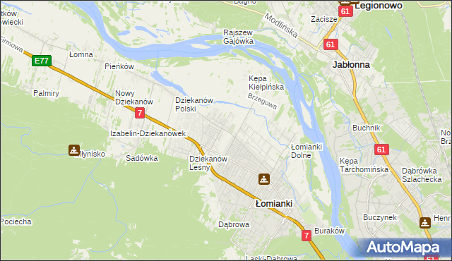 mapa Kiełpin Poduchowny, Kiełpin Poduchowny na mapie Targeo