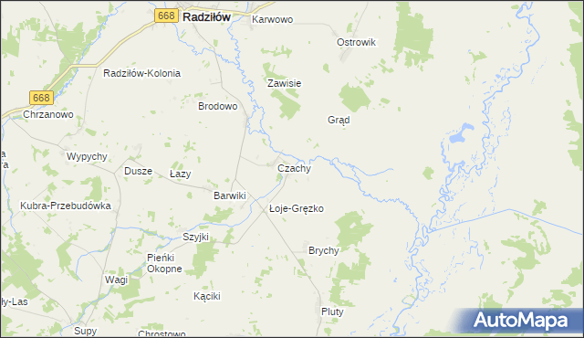 mapa Łoje-Awissa, Łoje-Awissa na mapie Targeo